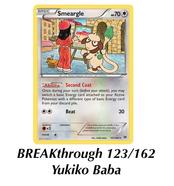 BREAKthrough Smeargle. Credit: Pokémon TCG