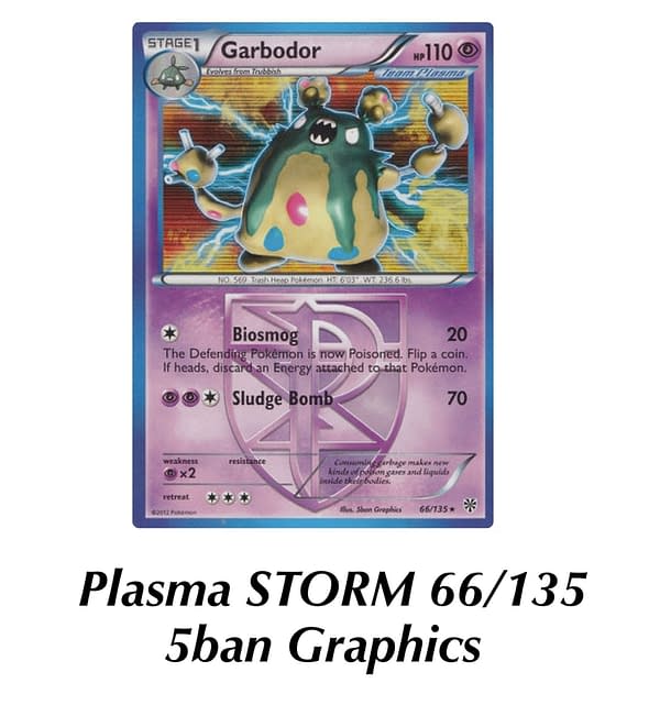 Plasma Storm Garbodor. Credit: Pokémon TCG