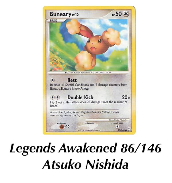 Legendary Awakened Buneary. Credit: Pokémon TCG