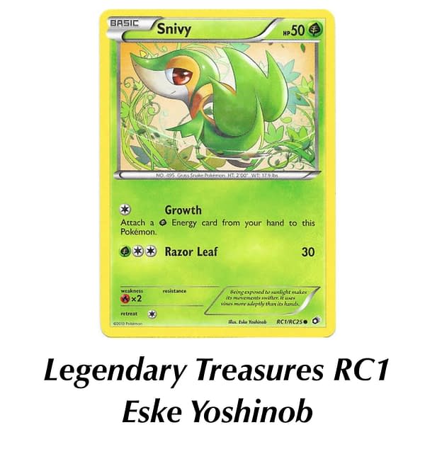 Legendary Treasures Snivy. Credit: TPCI