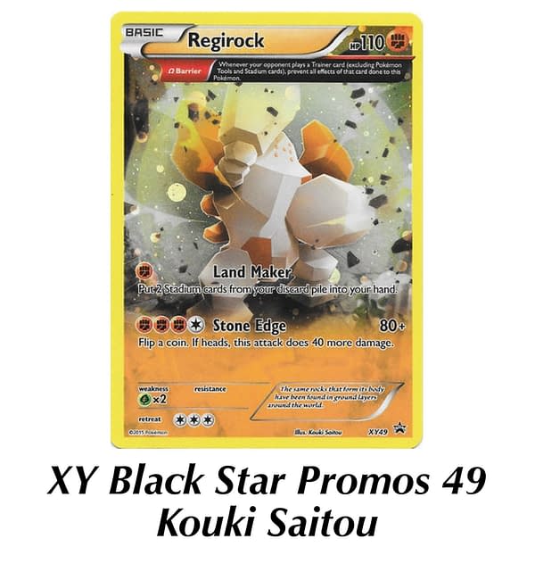 XY Promo Regirock. Credit: TPCI