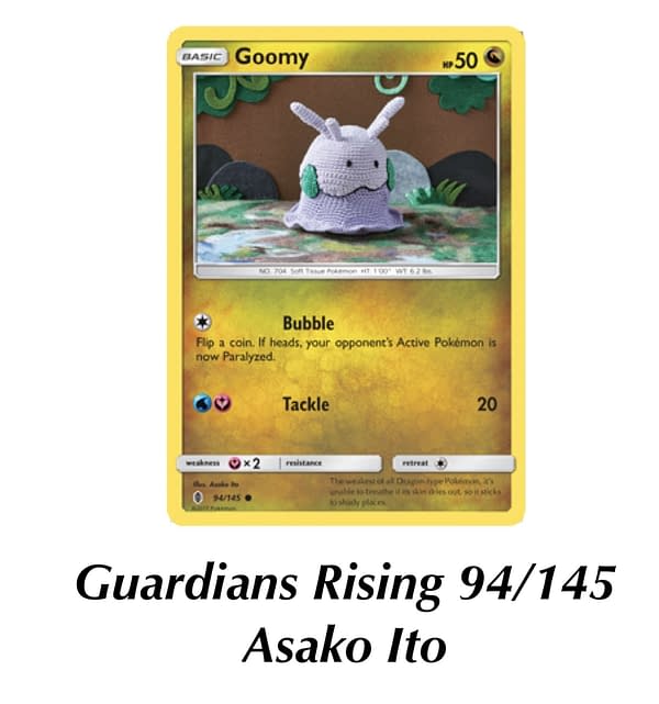 Guardians Rising Goomy. Credit: Pokémon TCG