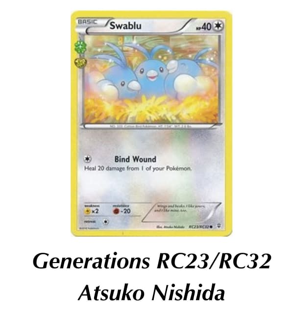 Generations Swablu. Credit: Pokémon TCG