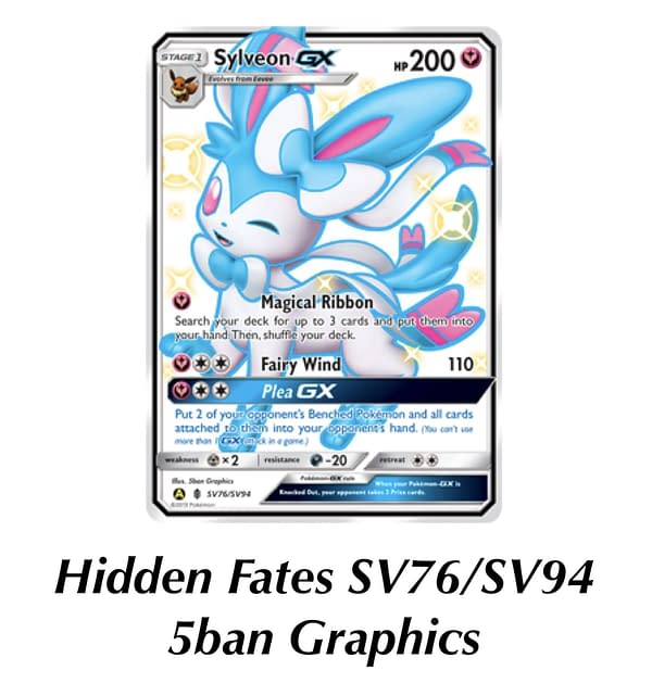 Hidden Fates Sylveon. Credit: Pokémon TCG