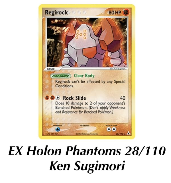 EX Holon Phantoms Regirock. Credit: Pokémon TCG