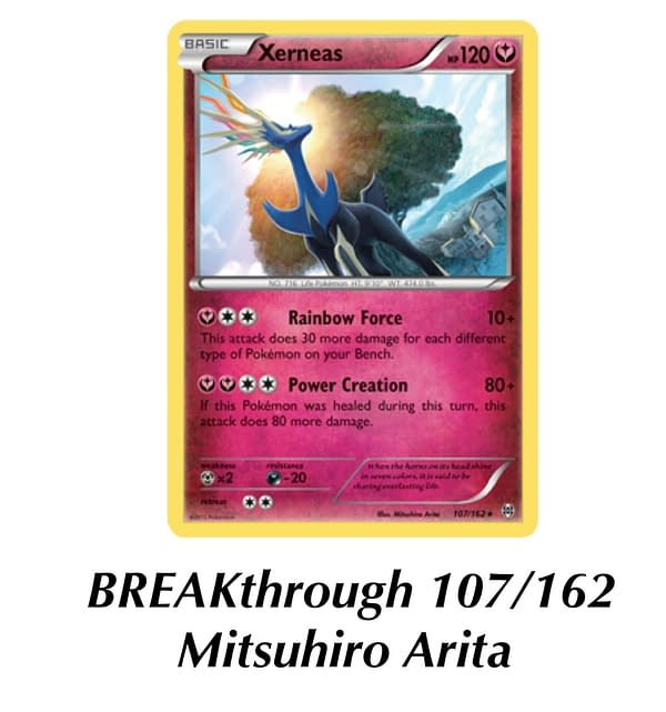 BREAKthrough Xerneas. Credit: Pokémon TCG