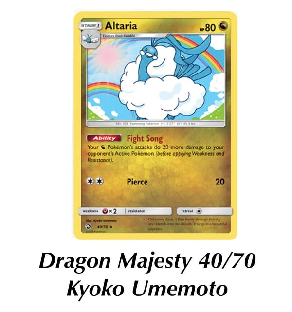 Dragon Majesty Altaria. Credit: Pokémon TCG