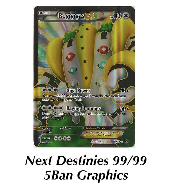Next Destinies Regigigas. Credit: Pokémon TCG
