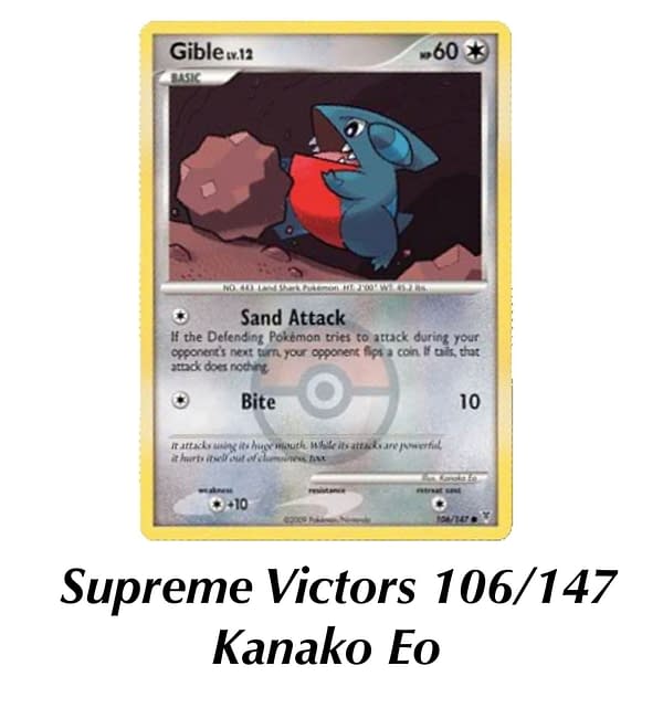 Supreme Victors Gible. Credit: Pokémon TCG