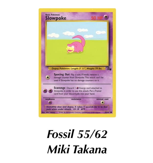 Fossil Slowpoke. Credit: Pokémon TCG