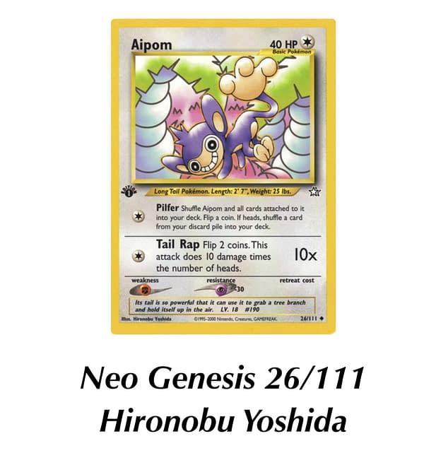 Neo Genesis Aipom. Credit: WOTC