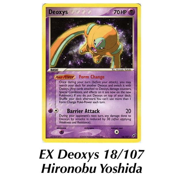 EX Deoxys Defense Forme. Credit: Pokémon TCG