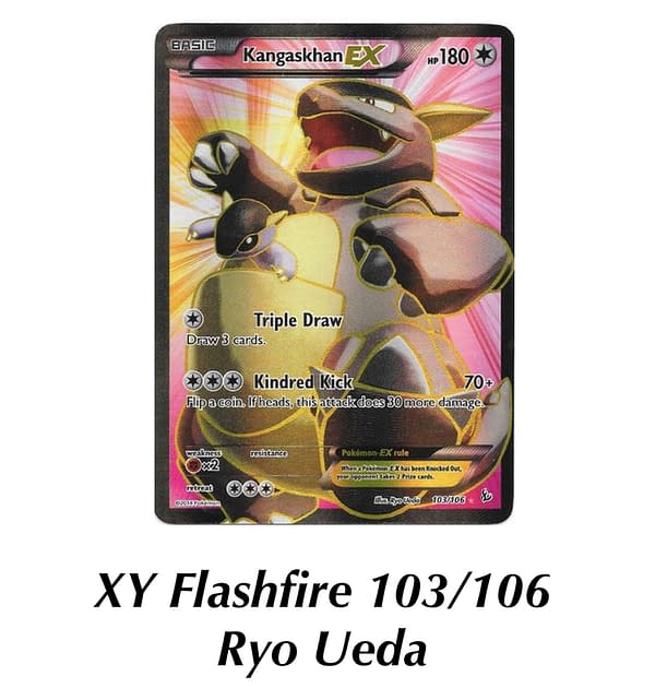 XY Flashfire Kangaskhan. Credit: Pokémon TCG