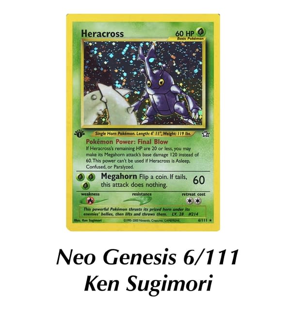 Neo Genesis Heracross. Credit: Pokémon TCG