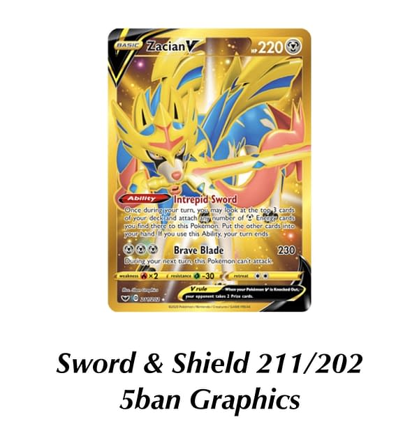 Sword & Shield Zacian. Credit: Pokémon TCG