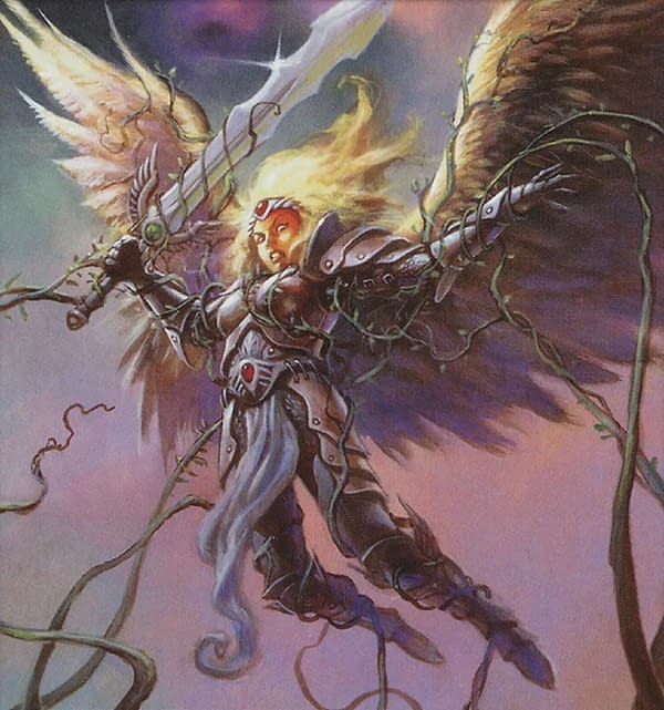 The art for Your Will Is Not Your Own, a scheme card from Archenemy, a supplemental set of oversized cards for Magic: The Gathering. Illustrated by Alex Horley-Orlandelli.