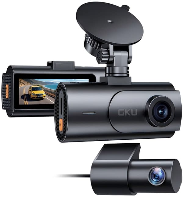 GKU Launches D600 Pro Max 4K+1080P Front & Rear Dash Cam