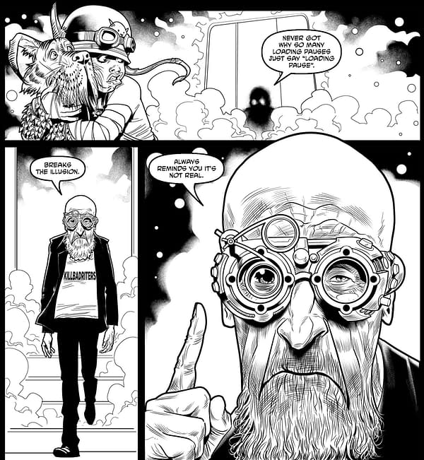 Old Man Gillen or Old Man Jerusalem in Cinema Purgatorio #18?