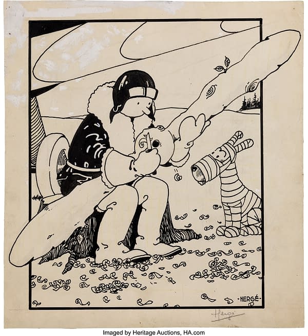 Hergé's Land Of The Soviets' Cover For Le Petit Sells For Over a Million Dollars
