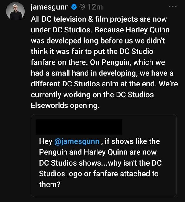 DC Studios Elseworlds Will Have Its Own Opening Animation: James Gunn