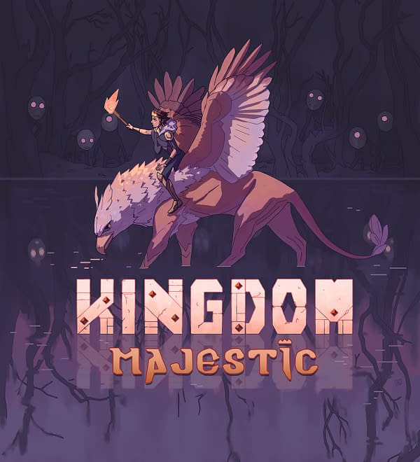 Key art for Kingdom Majestic, coming to the Nintendo Switch, PlayStation 4, and Xbox One this July.