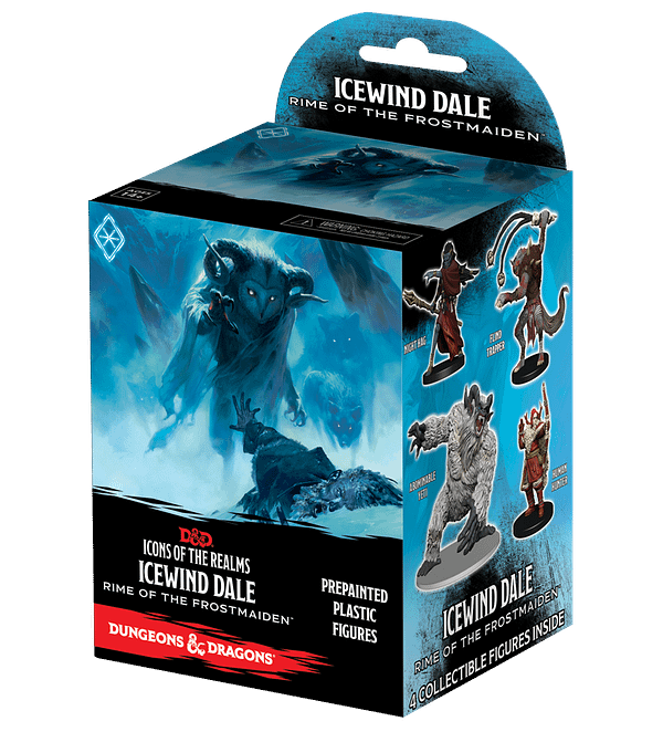 Icons of the Realms: Icewind Dale: Rime of the Frostmaiden Booster Set, courtesy of WizKids.