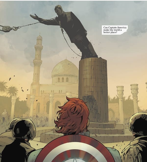Marvel's Captain America for The 4th Of July, Now Unfrozen After 9/11