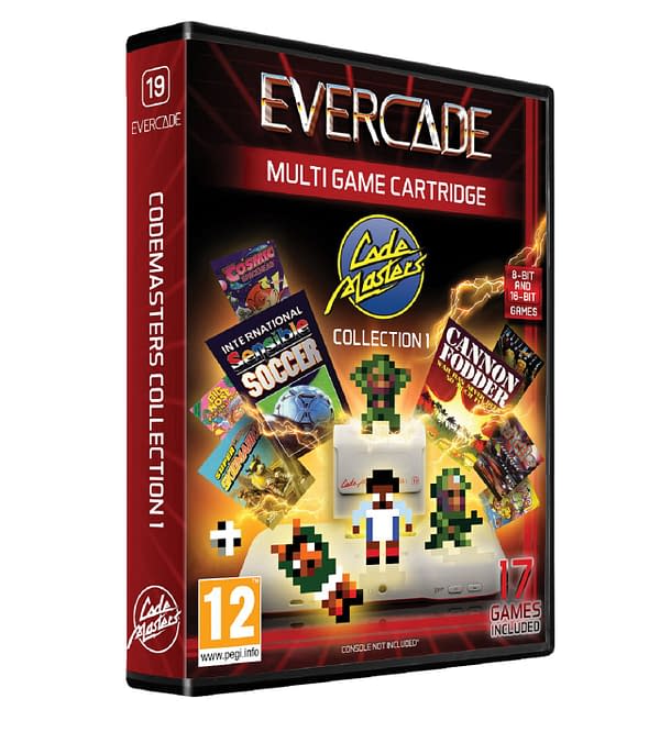 A look at the box art for Codemasters Collection 1, courtesy of Evercade.
