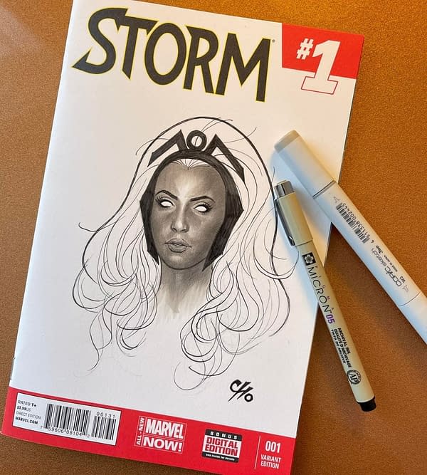 Frank Cho Outrage Commissions & Sketch Covers For San Diego Comic-Con