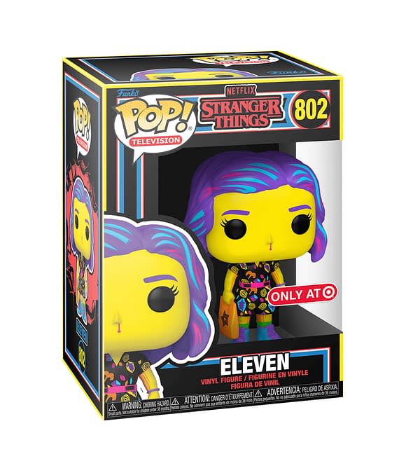 Stranger Things Black Light Funko Pops Debut and Sold Out Instantly