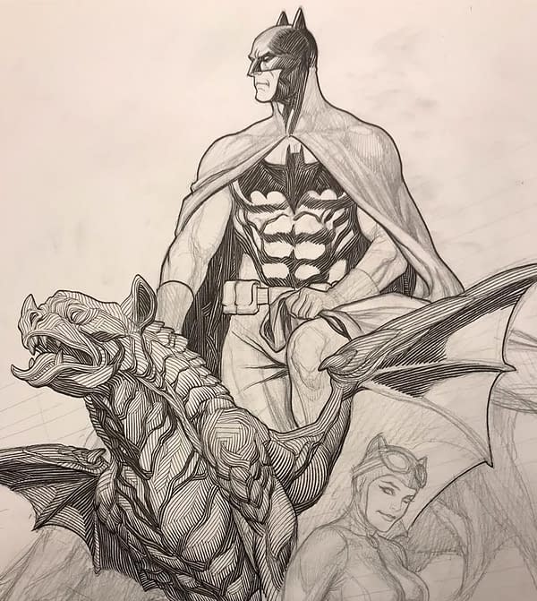 Frank Cho on Creating a Cover for Batman #48