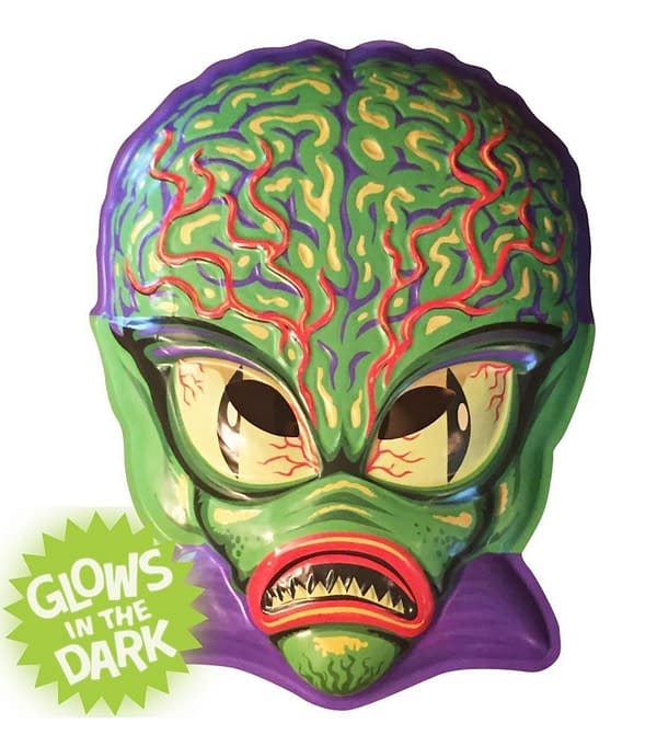 SPACE INVADER VACUFORM MASK 23" WALL HANGER DECOR from Fun.com