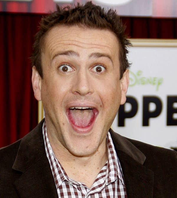 HOLLYWOOD, CALIFORNIA - November 12, 2011. Jason Segel at the World premiere of "The Muppets" held at El Capitan Theater, Los Angeles.