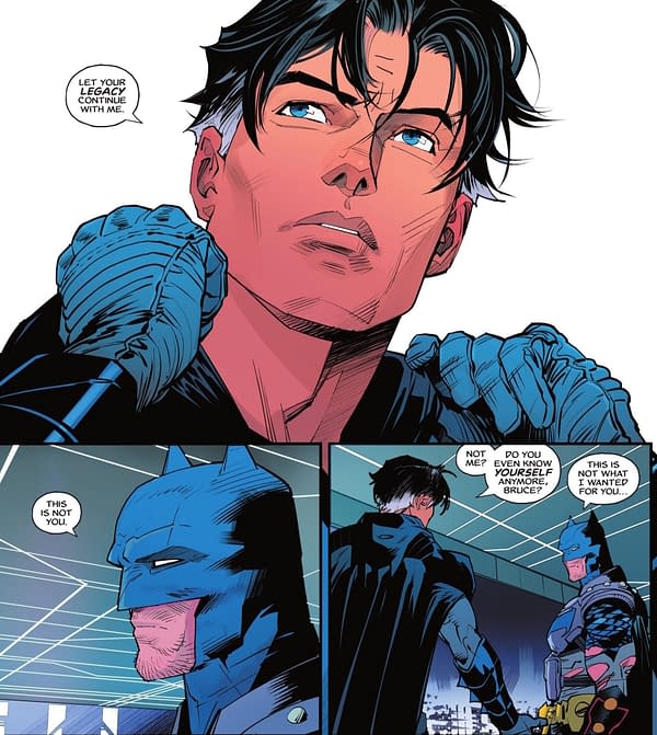 Doctor Zeller, Damian Wayne And Bernard Dowd in Batman #3 (Spoilers)