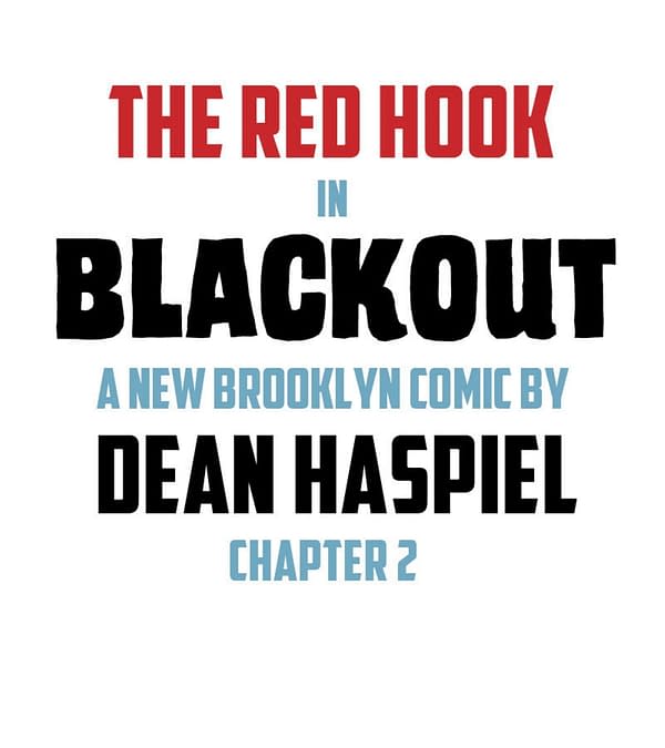 Blackout: Dean Haspiel's The Red Hook Season 4, Blackout, Published at Webtoon