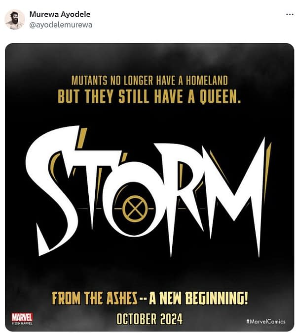 Is Murewa Ayodele The New Marvel Comics Writer For X-Men's Storm?