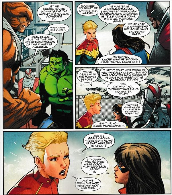 It's Still Tough Being Captain Marvel, Post-Civil War II