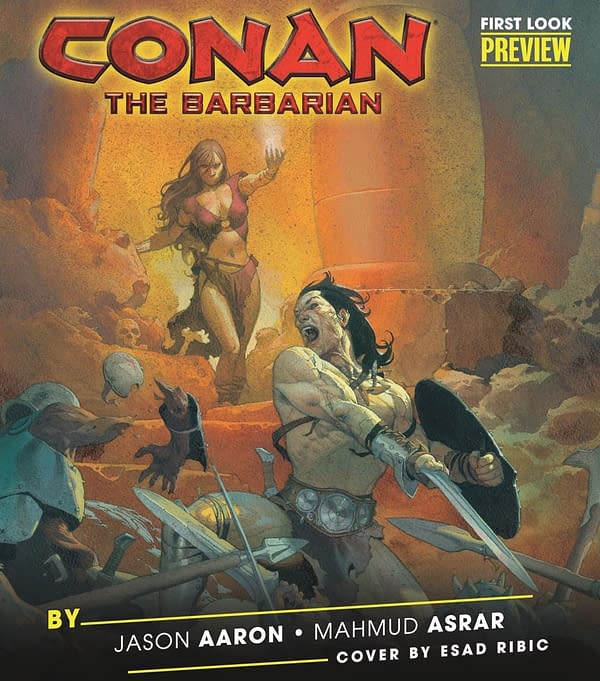 Advance Artwork From Mahmud Asrar From Marvel's Conan The Barbarian