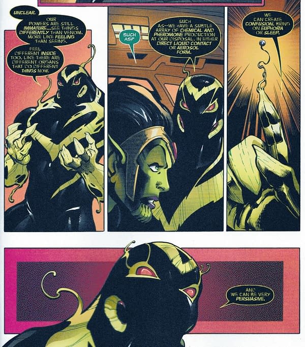 Eddie Brock Gets New Powers From Baby Symbiote &#8211; Venom: First Host #3