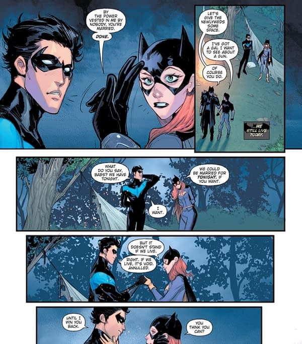 DC Comics' Nightwing, Batgirl and Starfire Triangle (Spoilers)