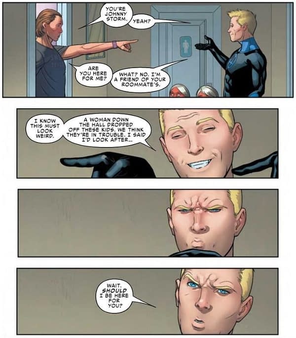 Johnny Storm is Slow on the Uptake in Next Week's Friendly Neighborhood Spider-Man #3 (Preview)
