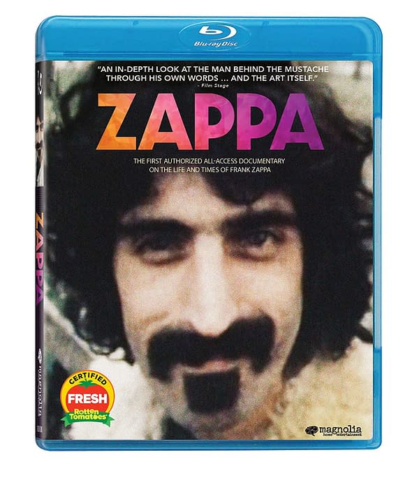 A look at the cover for Zappa, courtesy of Magnolia Home Entertainment.