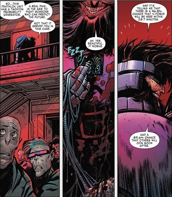 Ahab Obtains the Latest in Spoiler Technology in X-Force #4