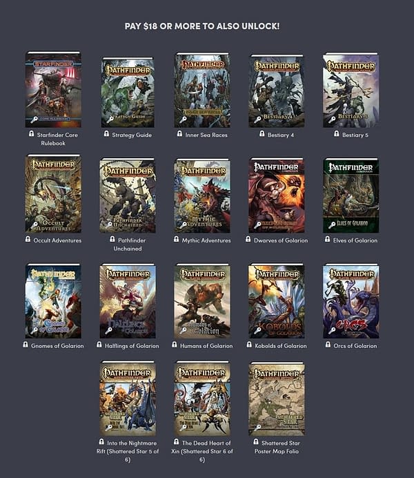 'Pathfinder' Humble Bundle: Tons of Adventure for Great Charity