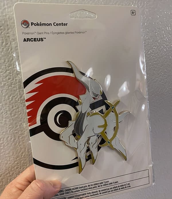 Arceus pin. Credit: Theo Dwyer