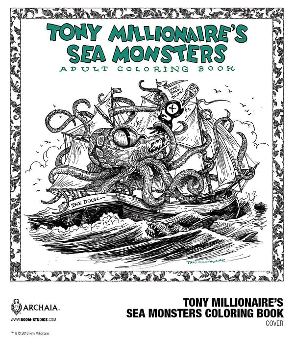 BOOM! Wants You to Color Tony Millionaire's Sea Monsters (And No, That's Not a Euphemism)