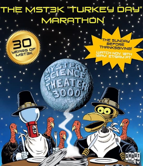 Mystery Science Theater 3000 Unveil Their Turkey Day Marathon Plans