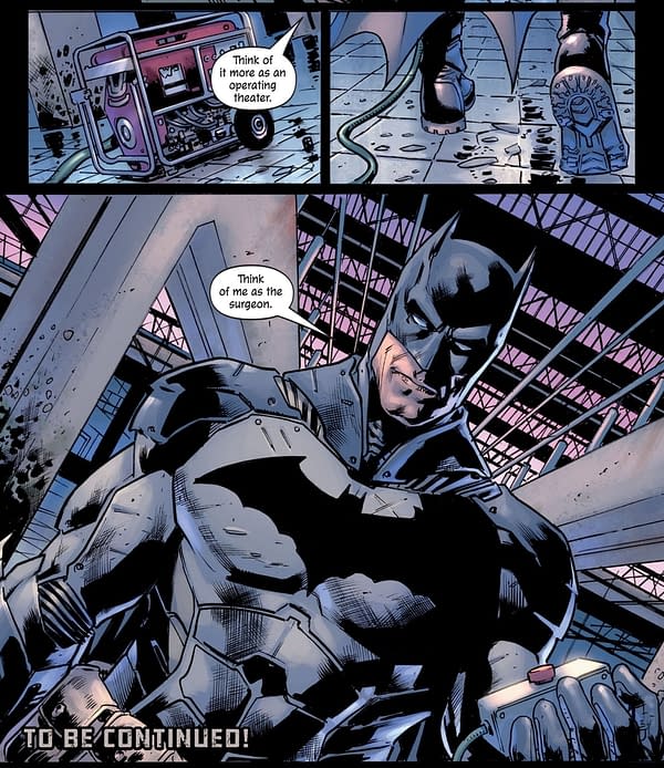Warren Ellis and Bryan Hitch's Batman Goes Frank Miller Dark Knight