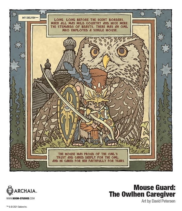 Dave Petersen Returns To Mouse Guard in July