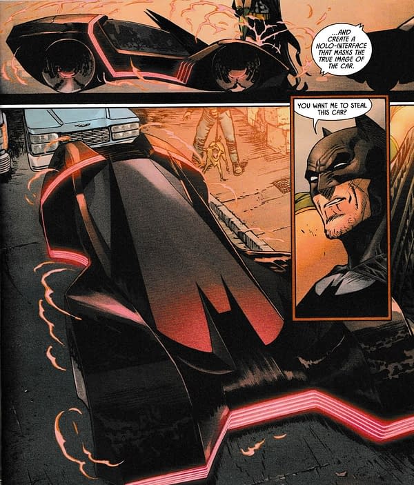 The Brand New Batmobile &#8211; There's An App For That &#8211; in Batman #88 (Spoilers)